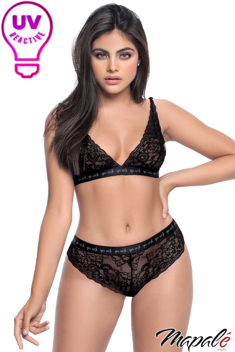 Picture of Lingerie, Multi Piece, "You Wish" 2Pc Set, Black, S/M, -MA8695