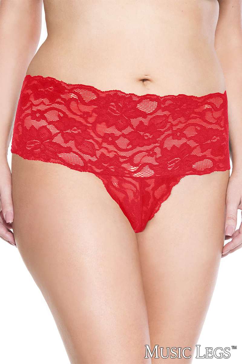 Picture of Lingerie, Panty, Lace Panty, Red, 3X/4X, -ML10021Q