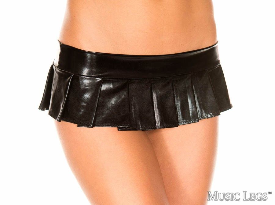 Picture of Clothing, Skirt, Pleated Micro Skirt, Black, O/S, -ML152