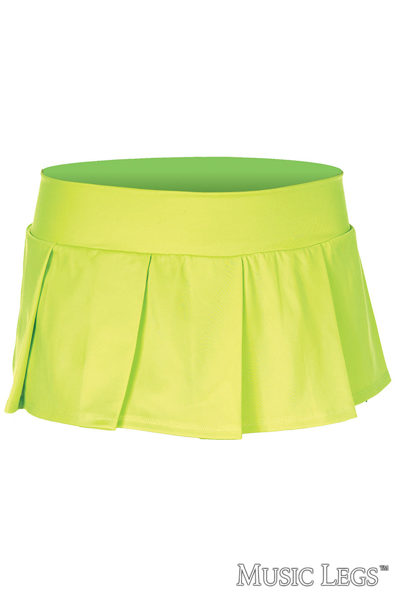 Picture of Lingerie, Bedroom Costume, Pleated Skirt, Neon Green, M/L, -ML25075