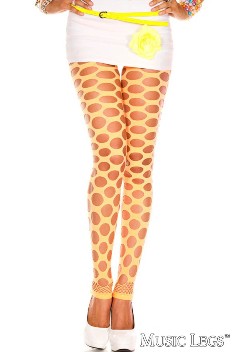 Picture of Costume, Halloween, Pothole Leggings, Neon Orange, O/S, -ML35158