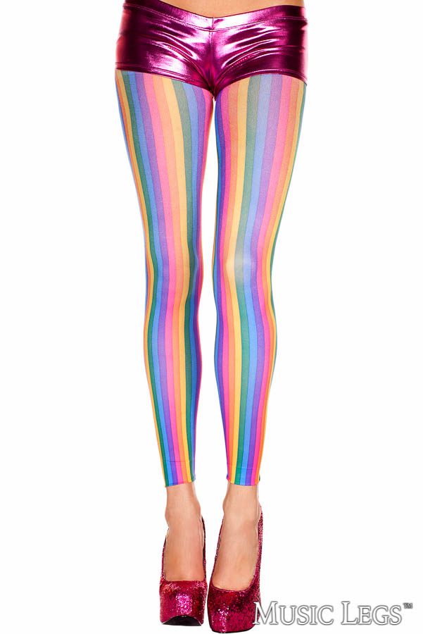 Picture of Hosiery, Footless, Rainbow Tights, Rainbow, O/S, -ML35820