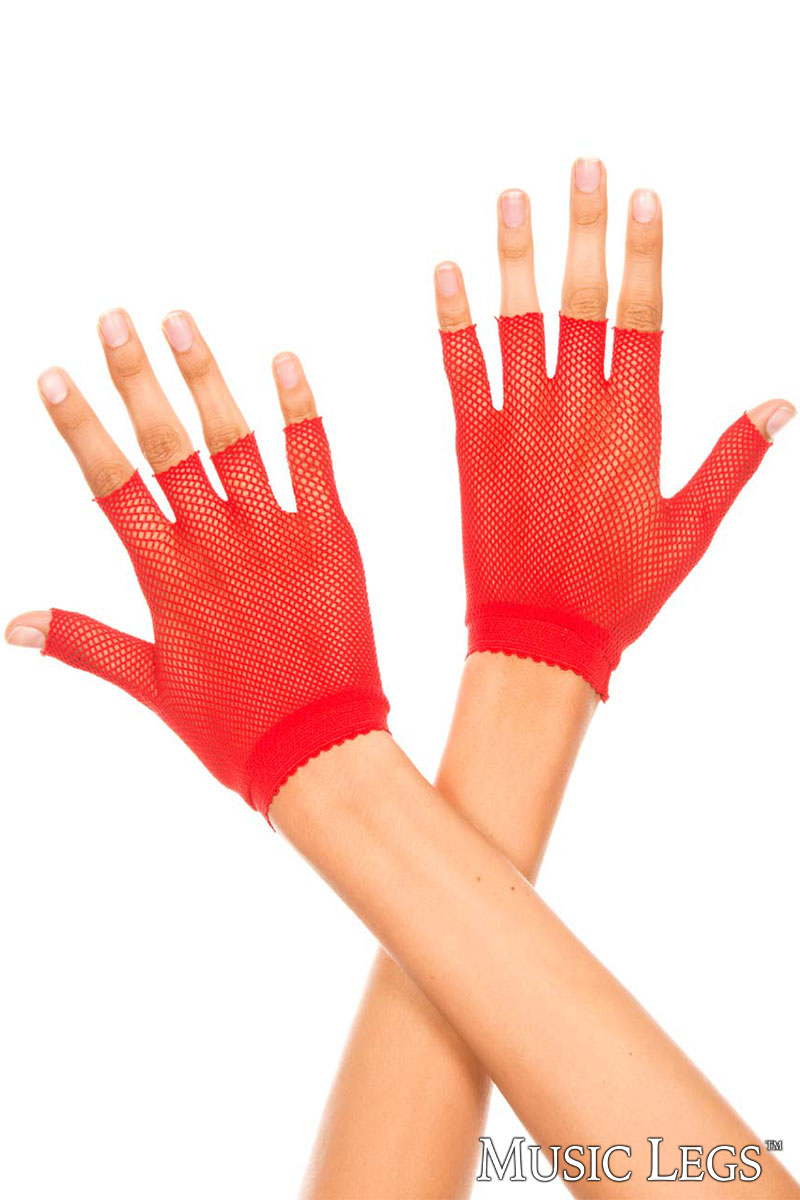 Picture of Accessorie, Gloves, Fishnet Gloves, Red, O/S, -ML401