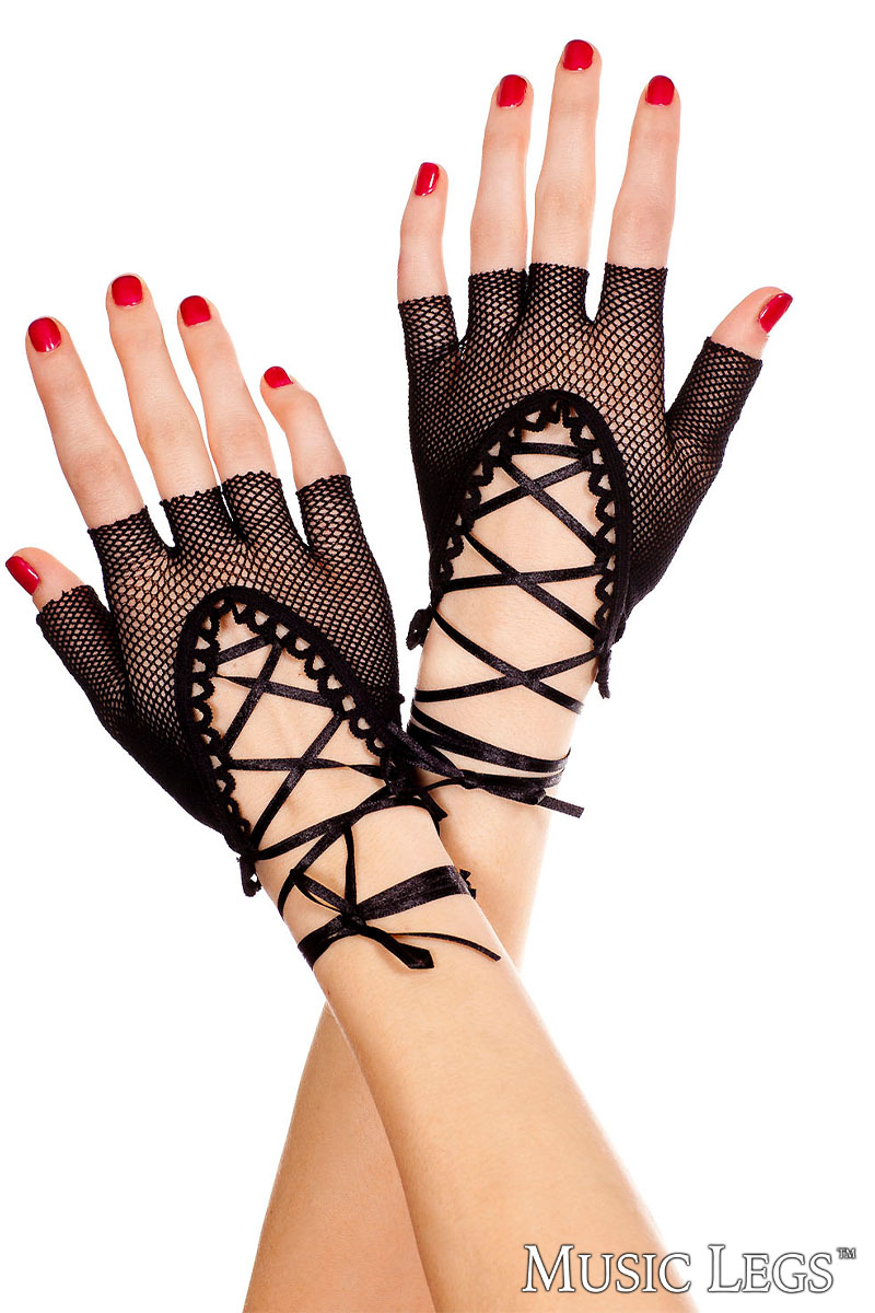 Picture of Accessorie, Gloves, Fishnet Gloves, Black, O/S, -ML413