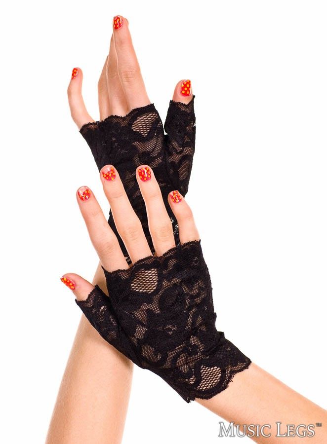 Picture of Accessorie, Gloves, Lace Gloves, Black, O/S, -ML416