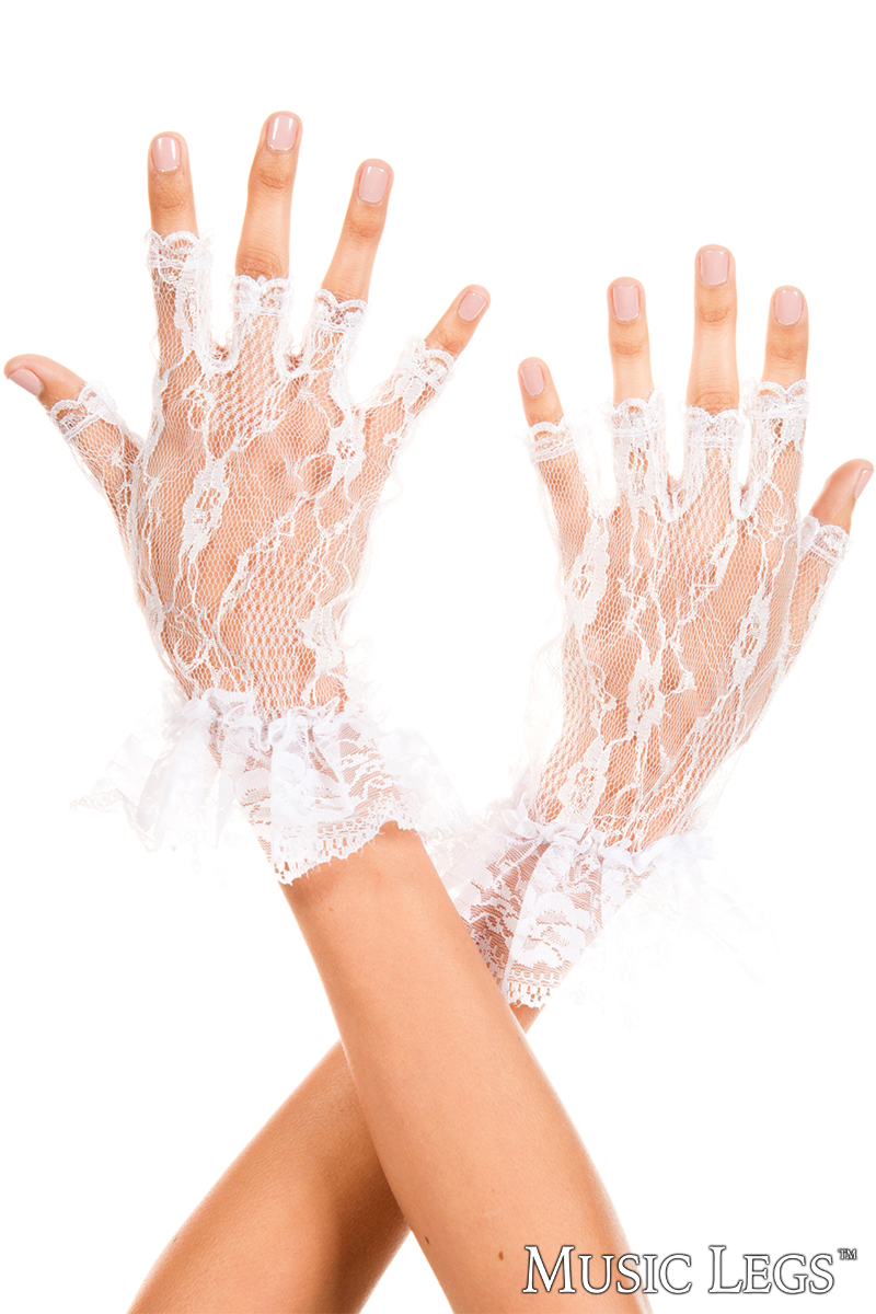 Picture of Accessorie, Gloves, Lace Gloves, White, O/S, -ML428