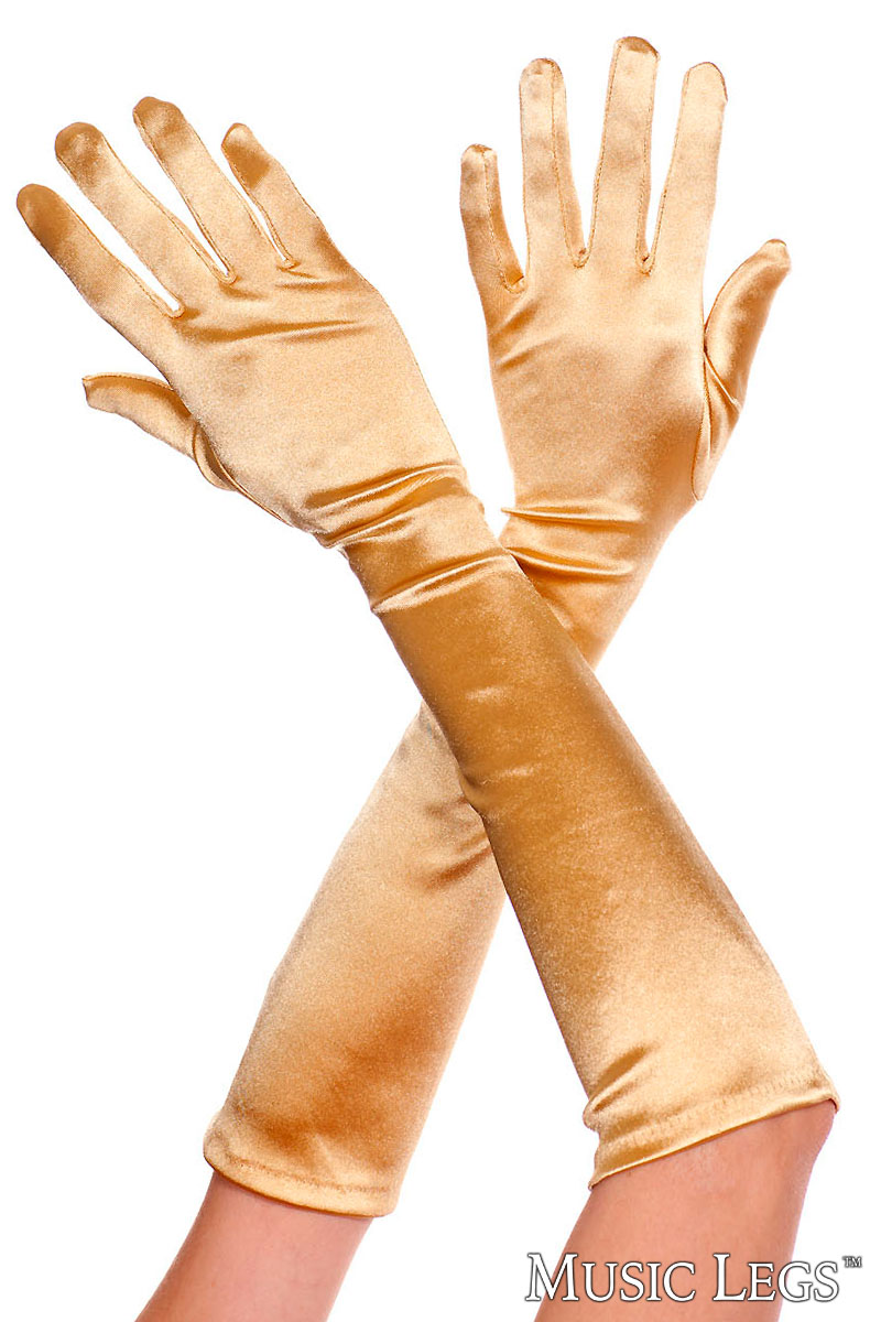 Picture of Accessorie, Gloves, Satin Gloves, Gold, O/S, -ML452