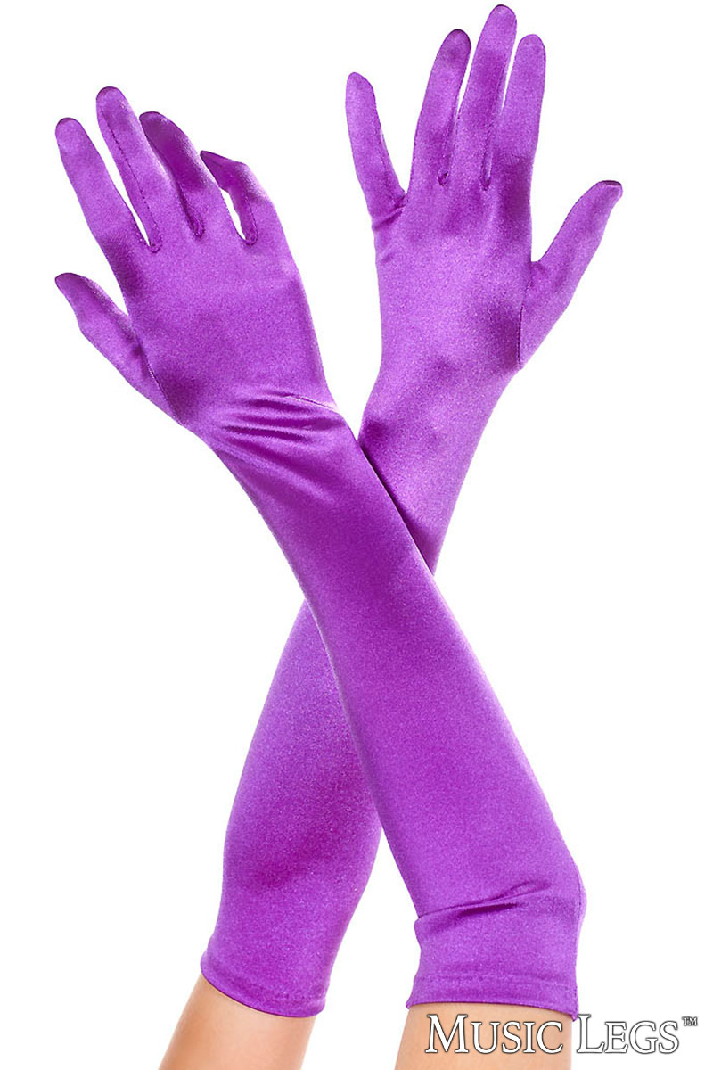 Picture of Accessorie, Gloves, Satin Gloves, Purple, O/S, -ML452