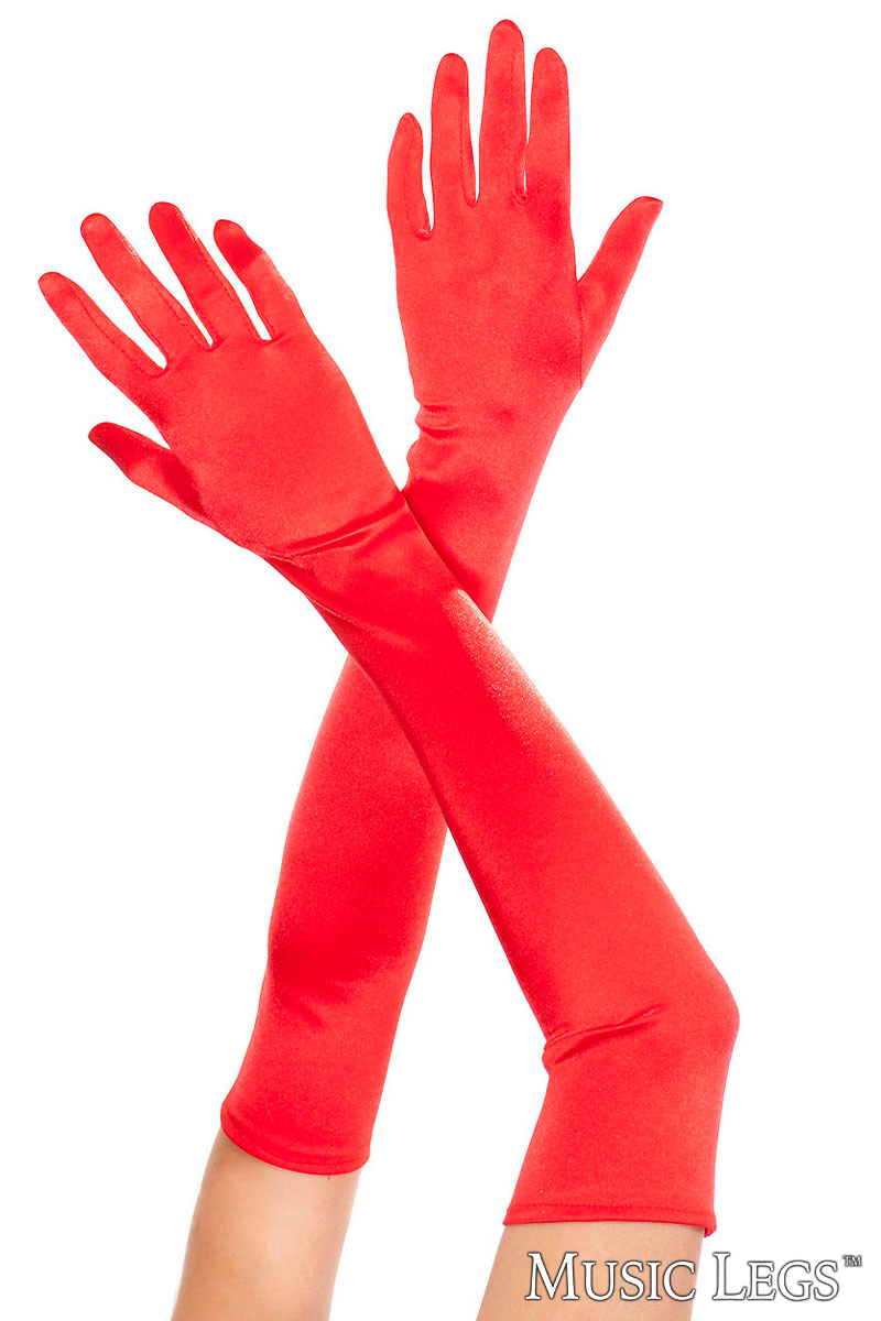 Picture of Accessorie, Gloves, Satin Gloves, Red, O/S, -ML452