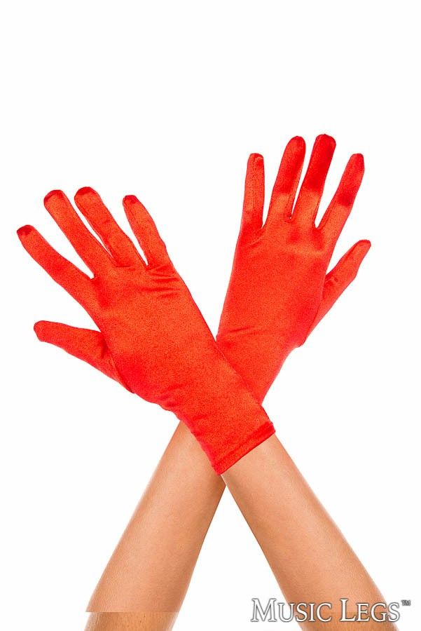 Picture of Accessorie, Gloves, Satin Gloves, Red, O/S, -ML461