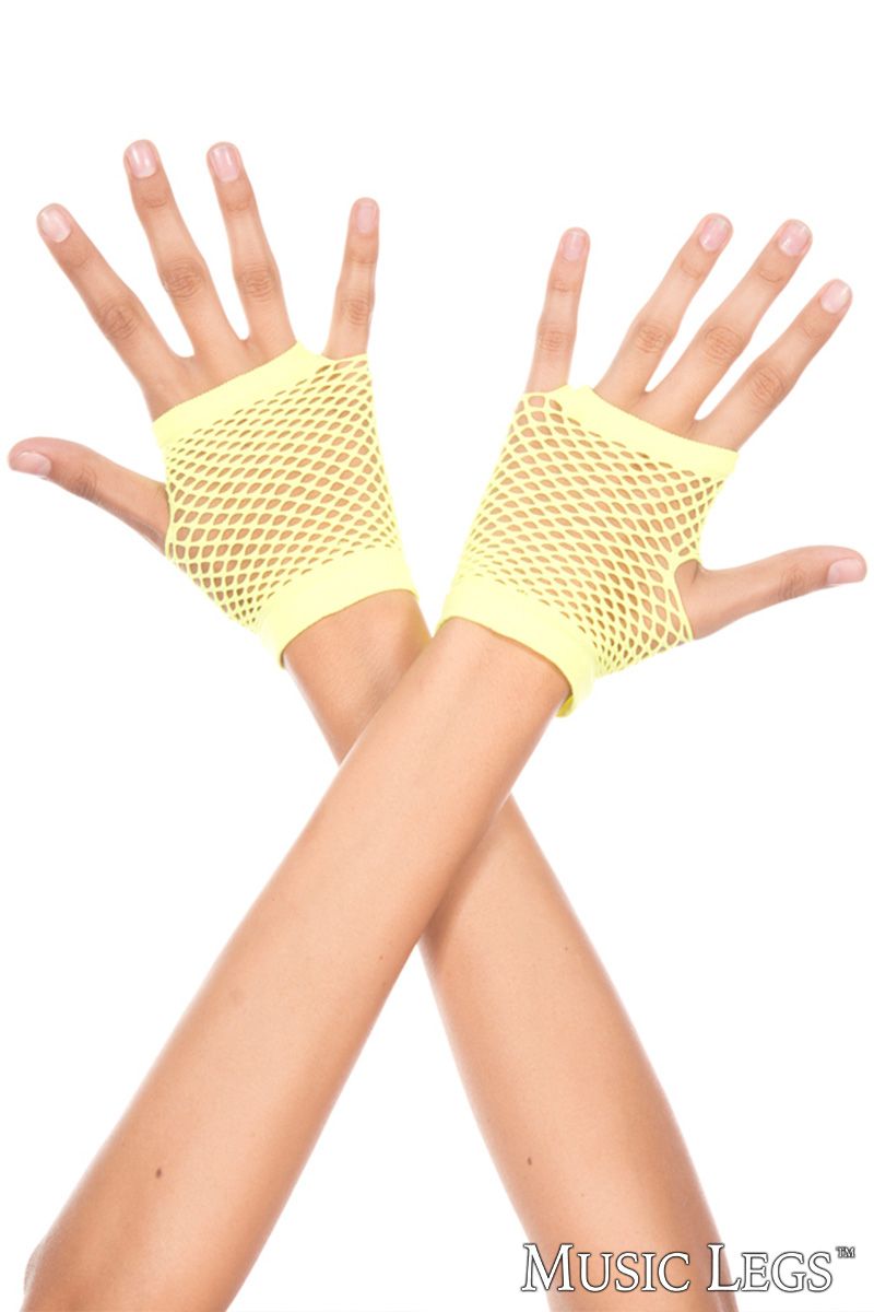 Picture of Accessorie, Gloves, Fishnet Gloves, Neon Green, O/S, -ML478