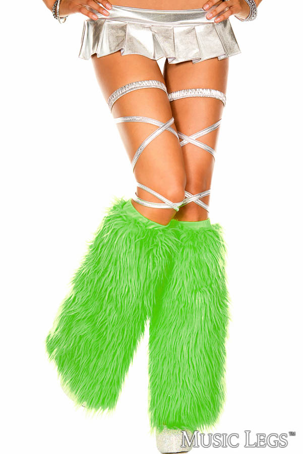 Picture of Hosiery, Leg Warmer, Faux Fur Leg Warmers, Kelly Green, O/S, -ML5535