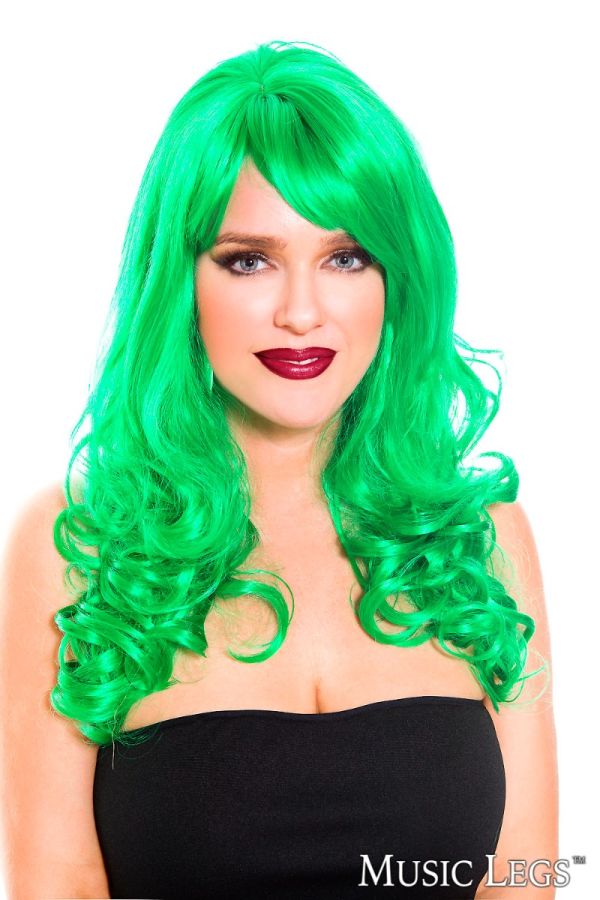 Picture of Costume, Halloween, Wig, Black, O/S, -ML70013