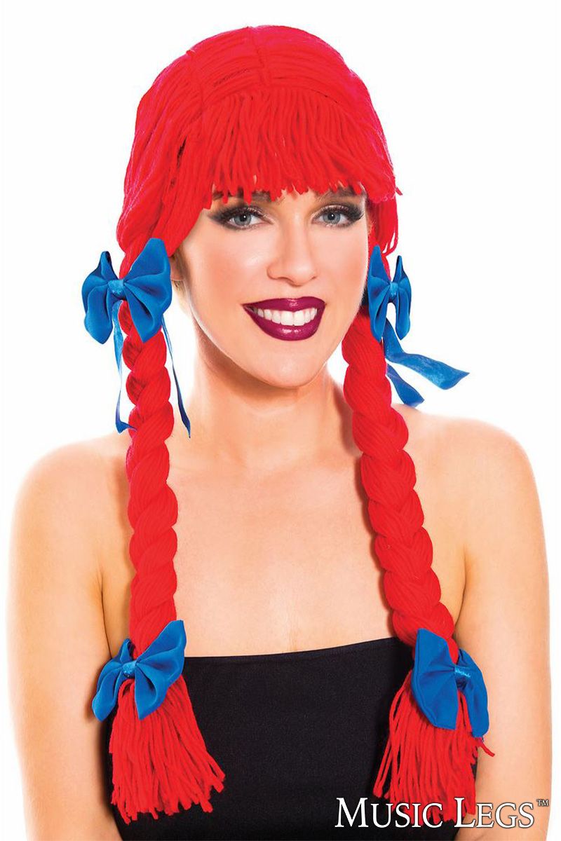 Picture of Accessorie, Wig, Doll Wig, Red-Blue, O/S, -ML70014