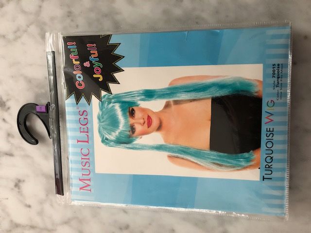 Picture of Accessorie, Wig, Turquoise Wig, As Shown, O/S, -ML70015