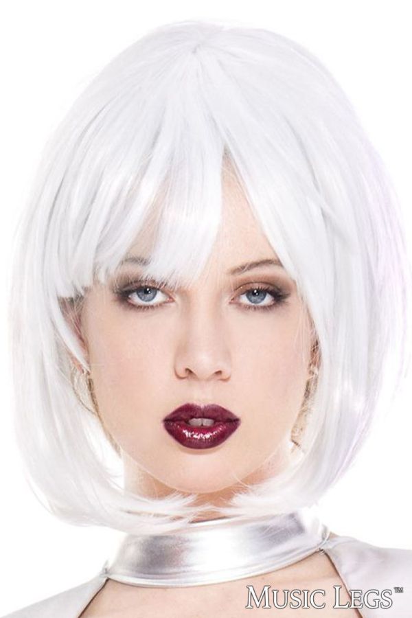 Picture of Accessorie, Wig, Short Hair Wig, White, O/S, -ML70016