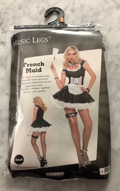 Picture of Costume, Maid, French Maid, 4Pc, As Shown, ML, -ML70133