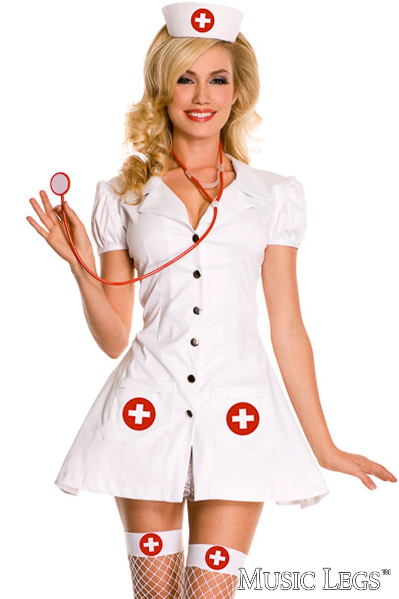 Picture of Costume, Medical, Sexy Rn On Duty, 3Pc, As Shown, ML, -ML70415