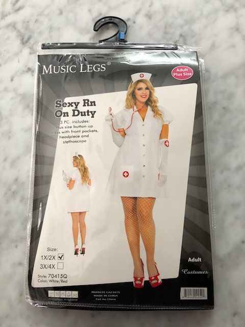 Picture of Costume, Medical, Sexy Rn On Duty, 3Pc, As Shown, 1X/2X, -ML70415Q