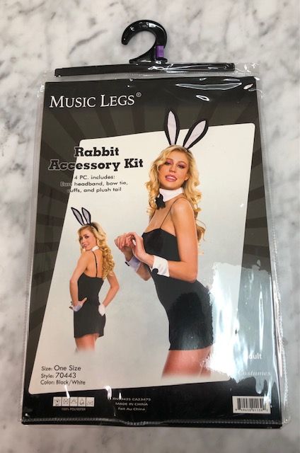 Picture of Lingerie, Bedroom Costume, Bunny Accessory Kit, 4Pc, As Shown, O/S, -ML70443