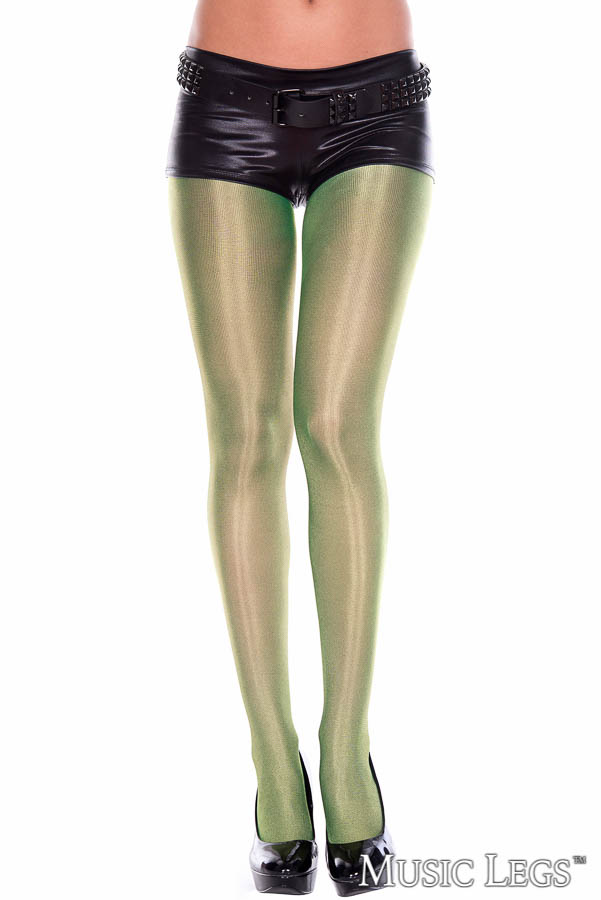 Picture of Hosiery, Pantyhose, Shiny Pantyhose, Neon Green, O/S, -ML7180