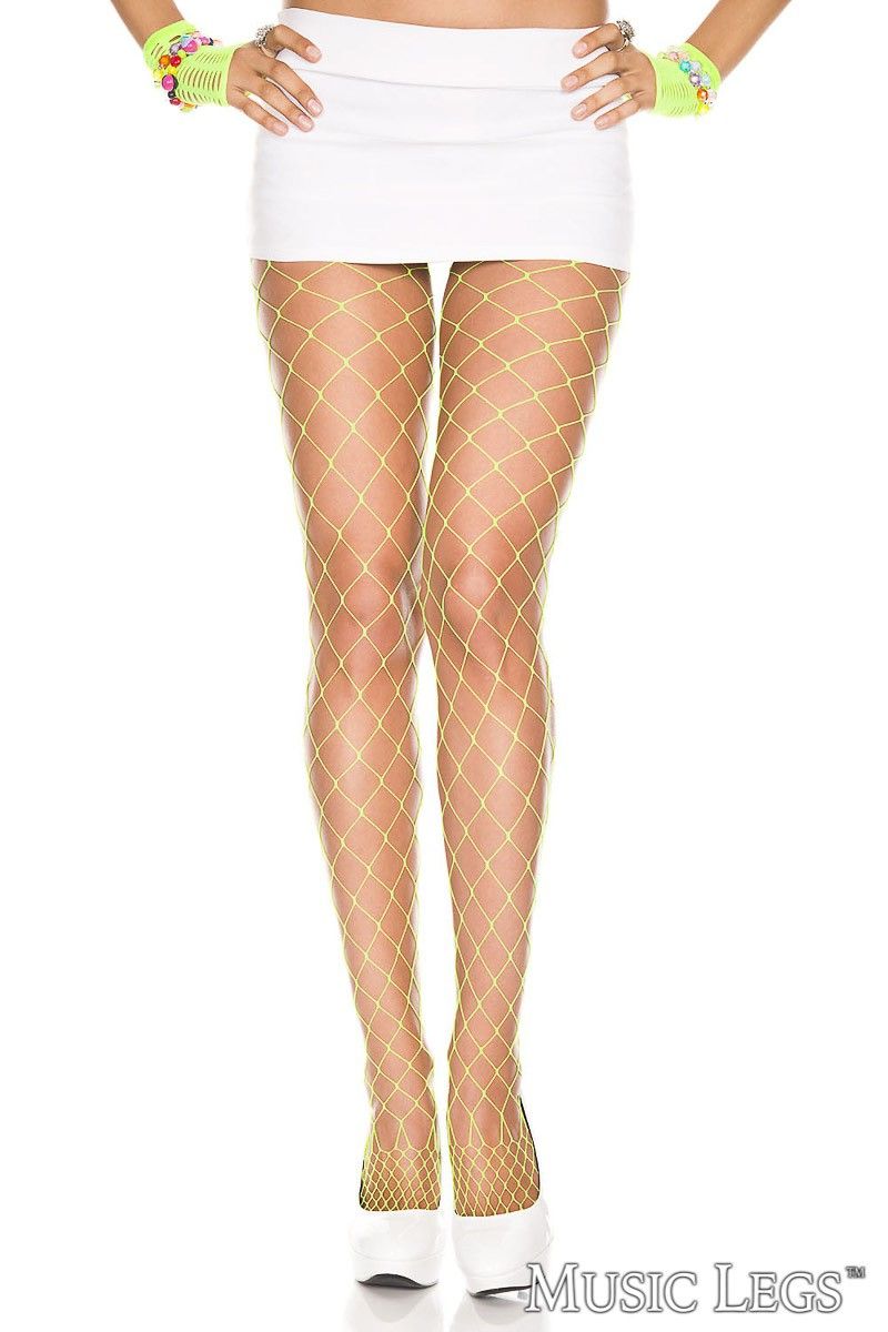 Picture of Hosiery, Pantyhose, Fence Net Pantyhose, Baby Pink, O/S, -ML9024