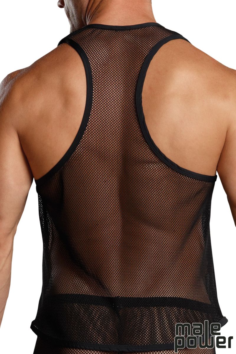 Picture of Clothing, Top, Stretch Net Tank Top, Black, L/XL, -MP111-11C