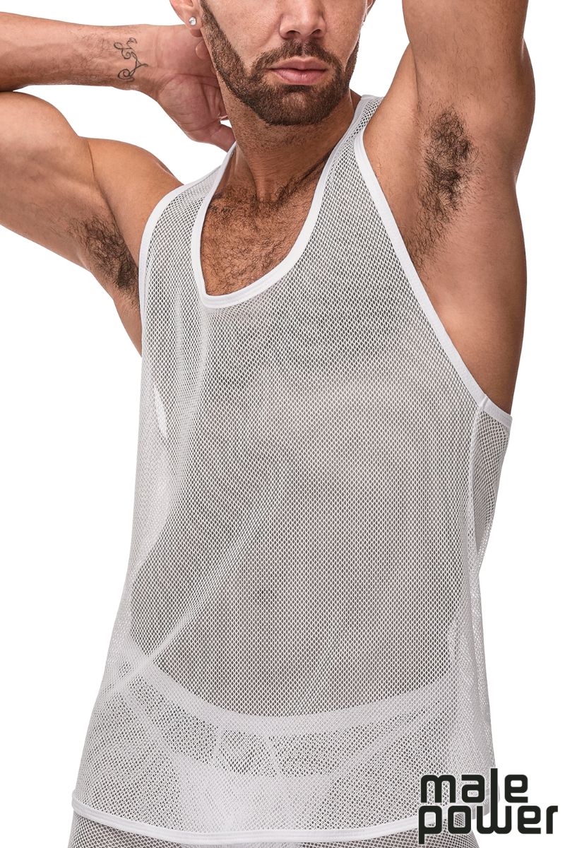 Picture of Clothing, Top, Stretch Net Tank Top, Black, L/XL, -MP111-11C