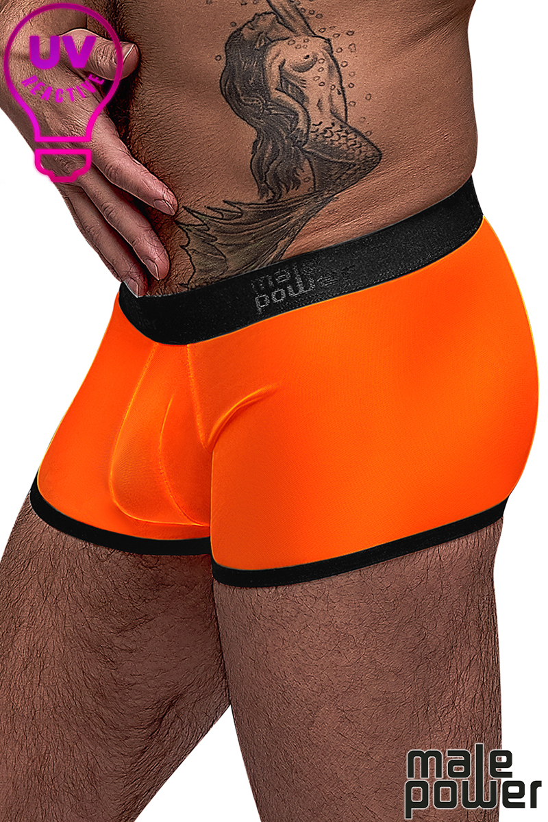 Picture of Lingerie, Short, Neon Mesh Pouch Short, Orange, L, -MP145-07B