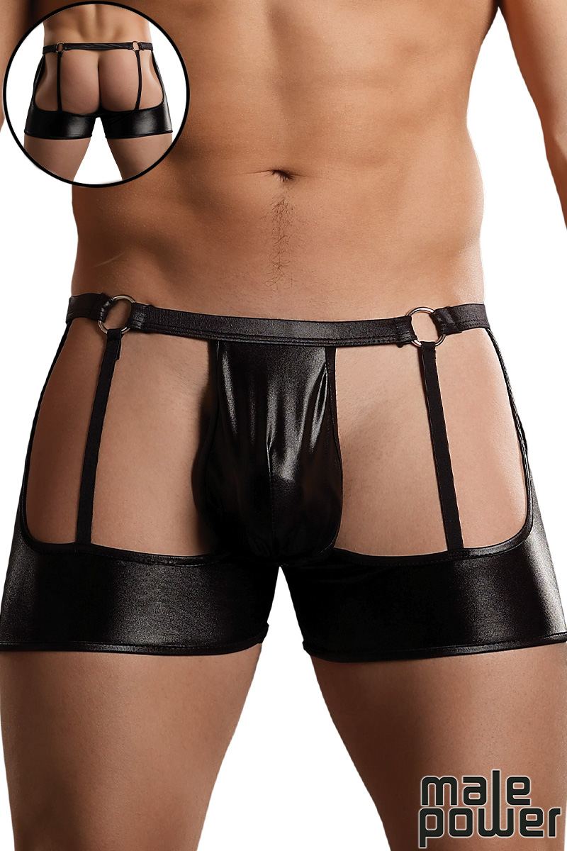 Picture of Lingerie, Short, Extreme Ring Garter Short, Black, S/M, -MP170-004