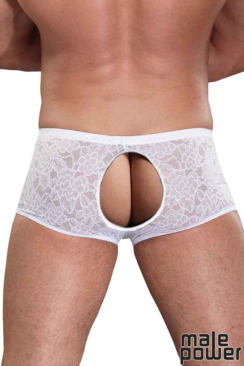 Picture of Lingerie, Short, Stretch Lace Double Pleasure, White, S/M, -MP468-162