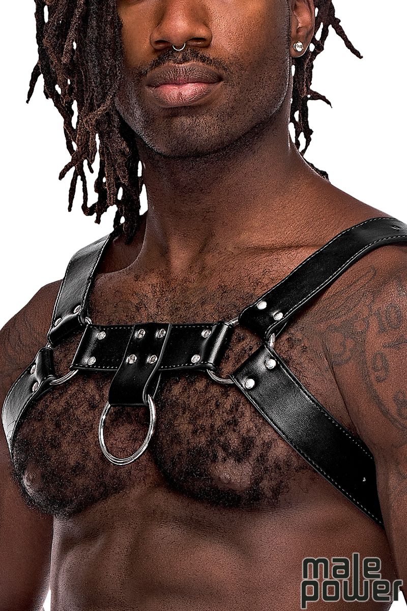 Picture of Accessorie, Fetish, Pu Leather Chest Harness, Black, O/S, -MP590-266