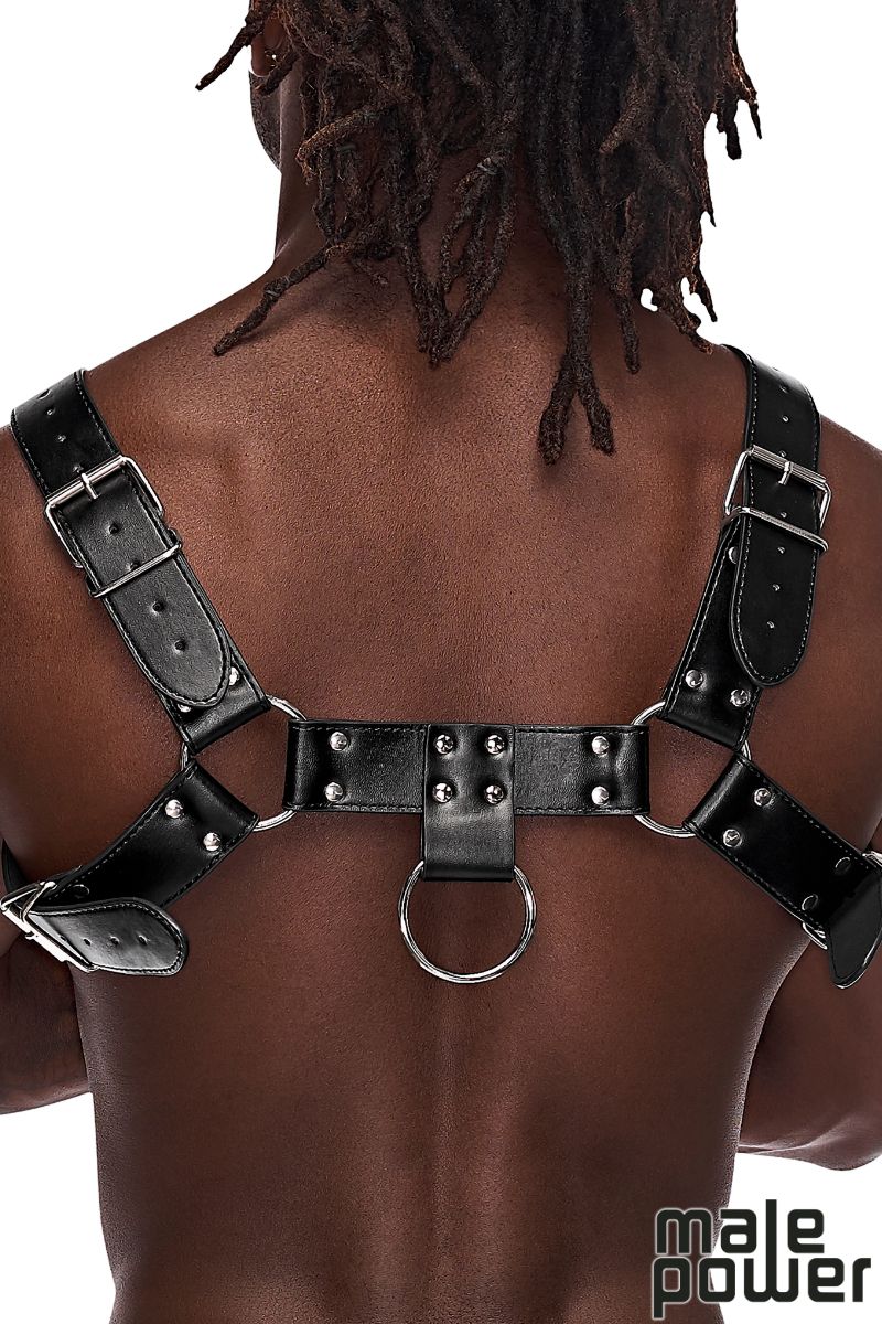 Picture of Accessorie, Fetish, Pu Leather Chest Harness, Blue-Black, O/S, -MP590-266