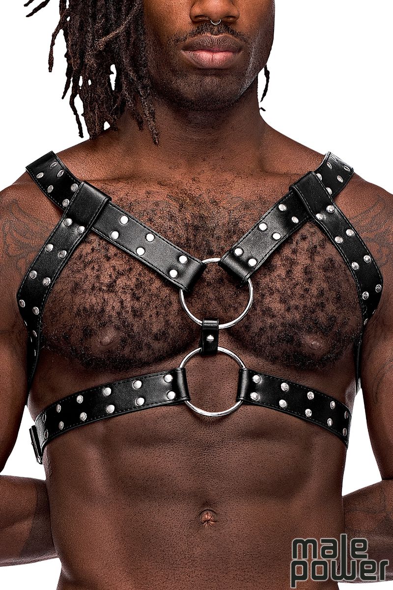 Picture of Accessorie, Fetish, Pu Leather Chest Harness, Black, O/S, -MP591-266