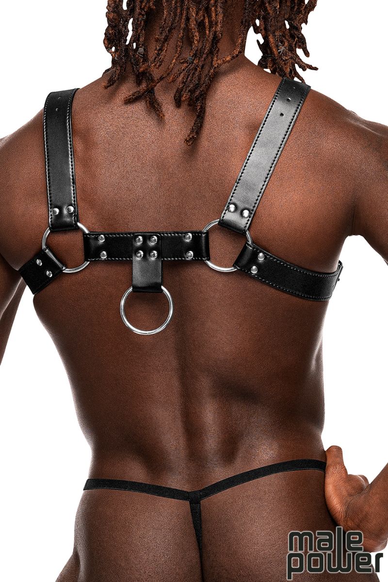 Picture of Accessorie, Fetish, Pu Leather Chest Harness, Black, O/S, -MP595-266