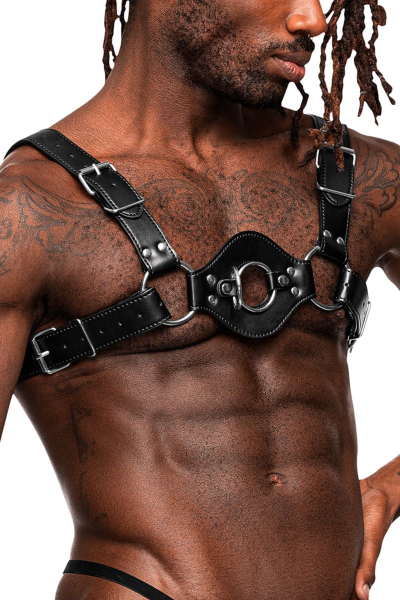 Picture of Accessorie, Fetish, Pu Leather Chest Harness, Black, O/S, -MP595-266