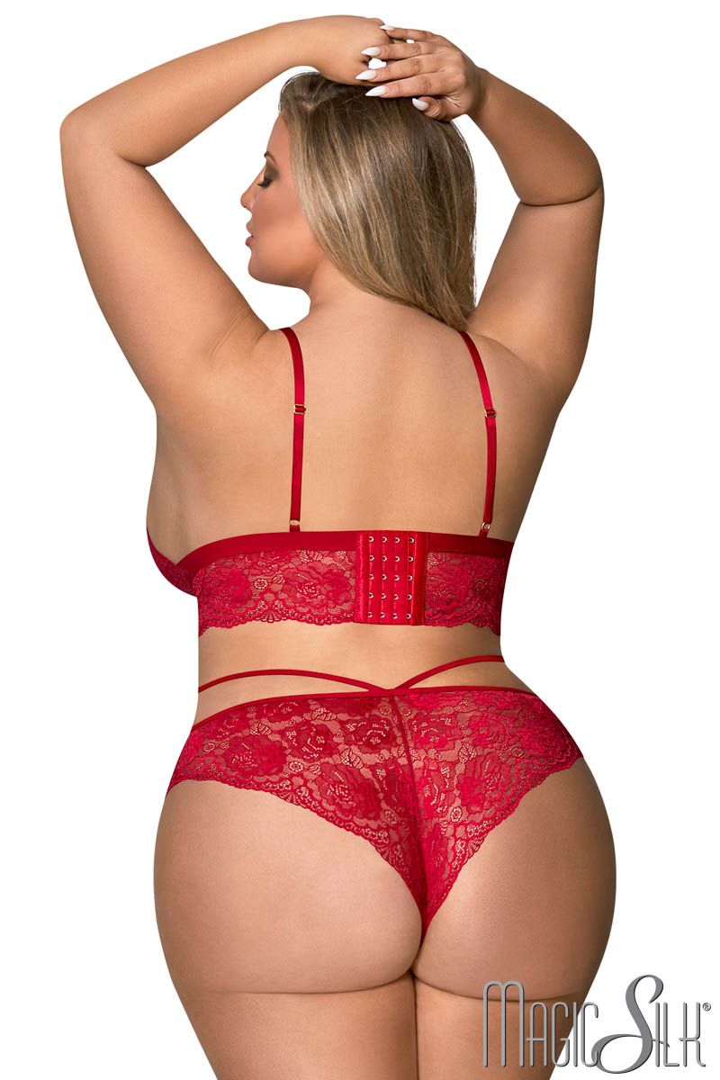 Picture of Lingerie, Multi Piece, 2Pc Lace, Red, QUEEN, -MSM255X