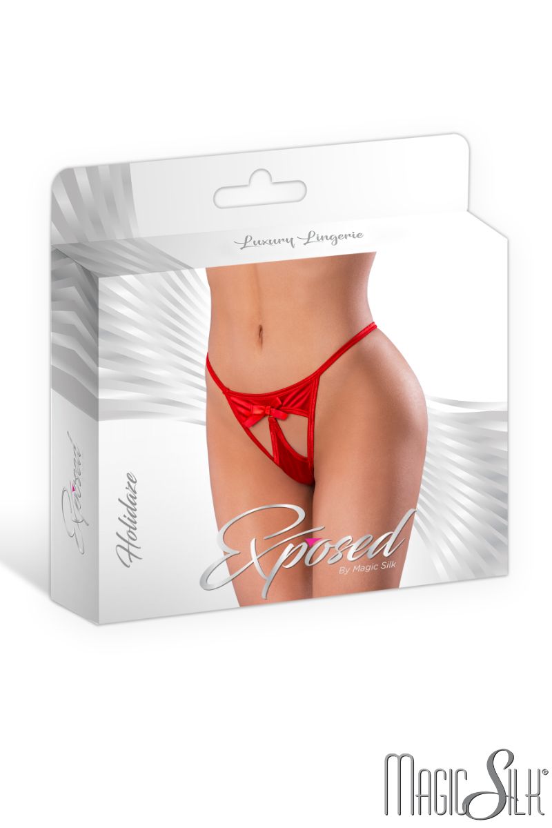 Picture of Lingerie, Panty, Bow G-String, Red, L/XL, -MSP418