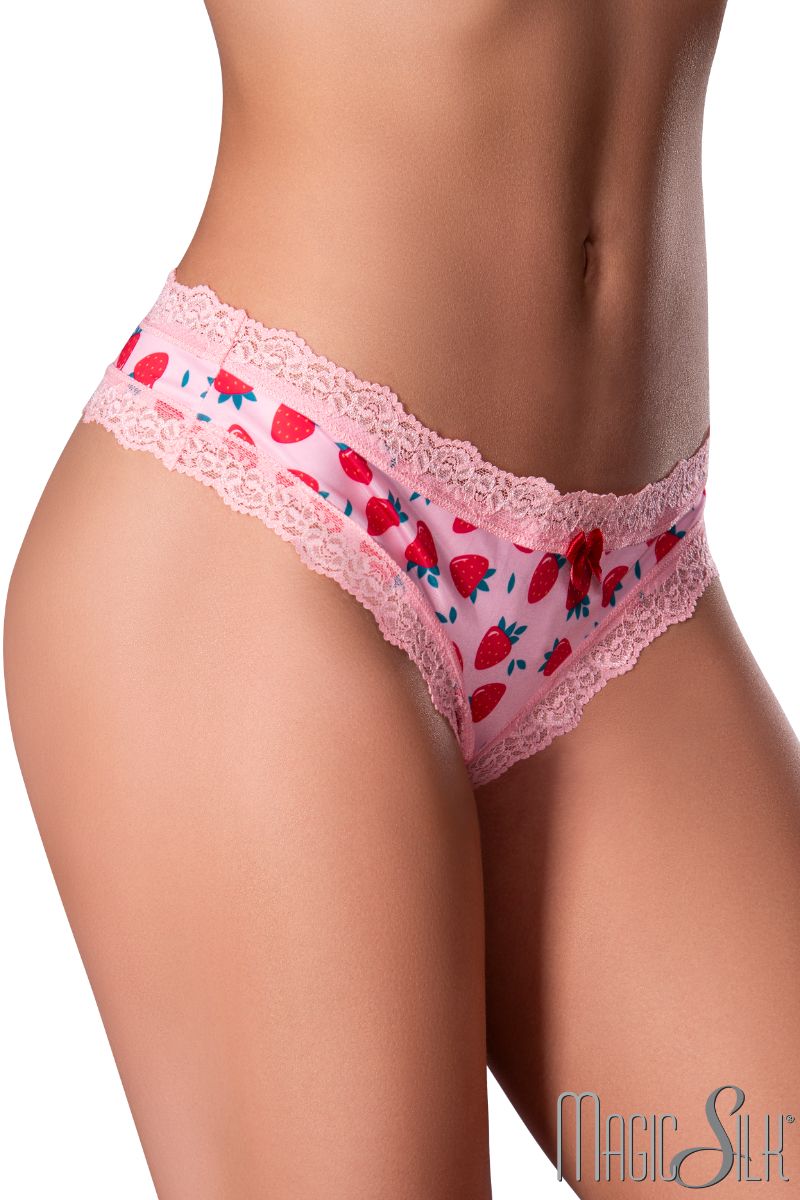 Picture of Lingerie, Panty, Fruit Thong W/ Lube, Strawberry, L/XL, -MSPL03