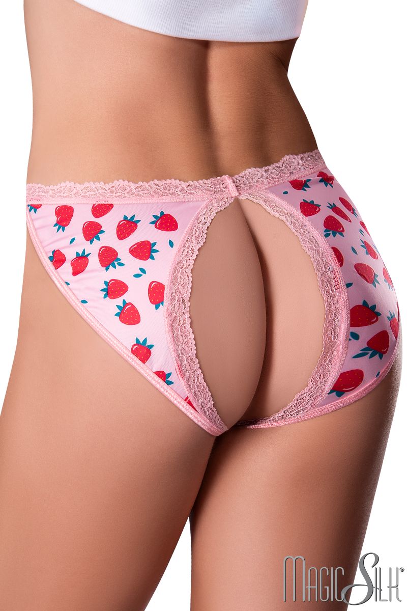 Picture of Lingerie, Panty, Fruit Panty W/ Lube, Strawberry, L/XL, -MSPL04